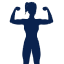 female-bodybuilder-silhouette-flexing-muscles